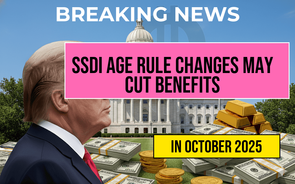 Age Rule Changes for SSDI Could Threaten Monthly Benefits with Cuts Exceeding $100 for Over 50s